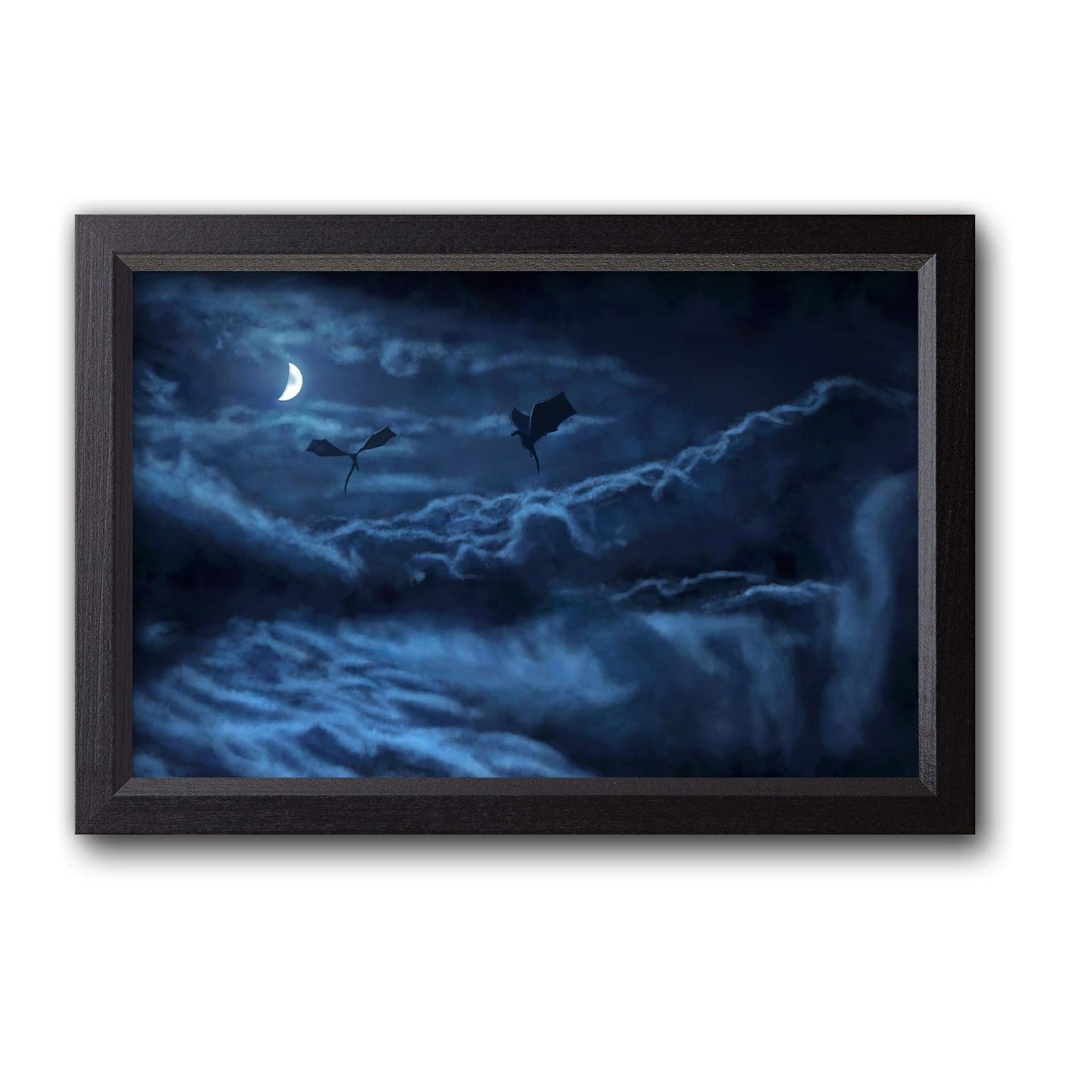 Amazon Com Drogon Rhaegal Game Of Thrones Painting Art Print Wall Decor Poster Gift 4x6 16x24 In Handmade