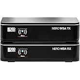 OSD Audio Wireless 5.8G Subwoofer Transmitter/Receiver Kit Dual Source, Diversity Antennas and Brackets Nero WSA
