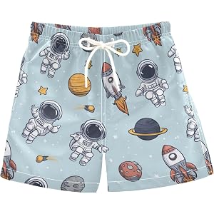 Mazeann Boys Board Shorts Swim Trunks for Kids Toddler Boy Quick Dry Bathing Suit Beach Swimsuit