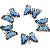 ZeaLian Crystal Zirconia Gold Plated Brass Charms for Jewelry Making Bracelet Necklace Earring Pendant Craft Supplies DIY Accessories