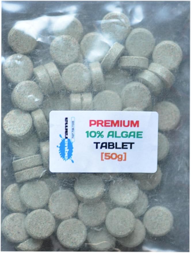 Premium 10 Spirulina Algae Tablet Tropical Aquarium Fish Food (Stick