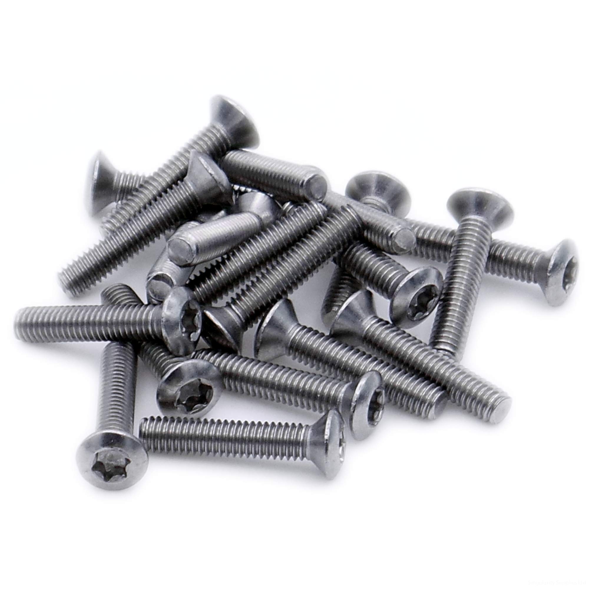 M4 (4mm x 5mm) TX Socket Raised Countersunk Machine Screw (Bolt) - Stainless Steel (A2) (Pack of 20)