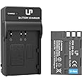 EN-EL3e Battery Charger Pack, LP Replacement for Nikon EN EL3e, EL3, EL3a, MH-18, MH-18a, MH-19, Compatible with Nikon D700, D300s, D300, D200, D100, D90, D80, D70s, D70, D50, MB-D200, MB-D10 & More