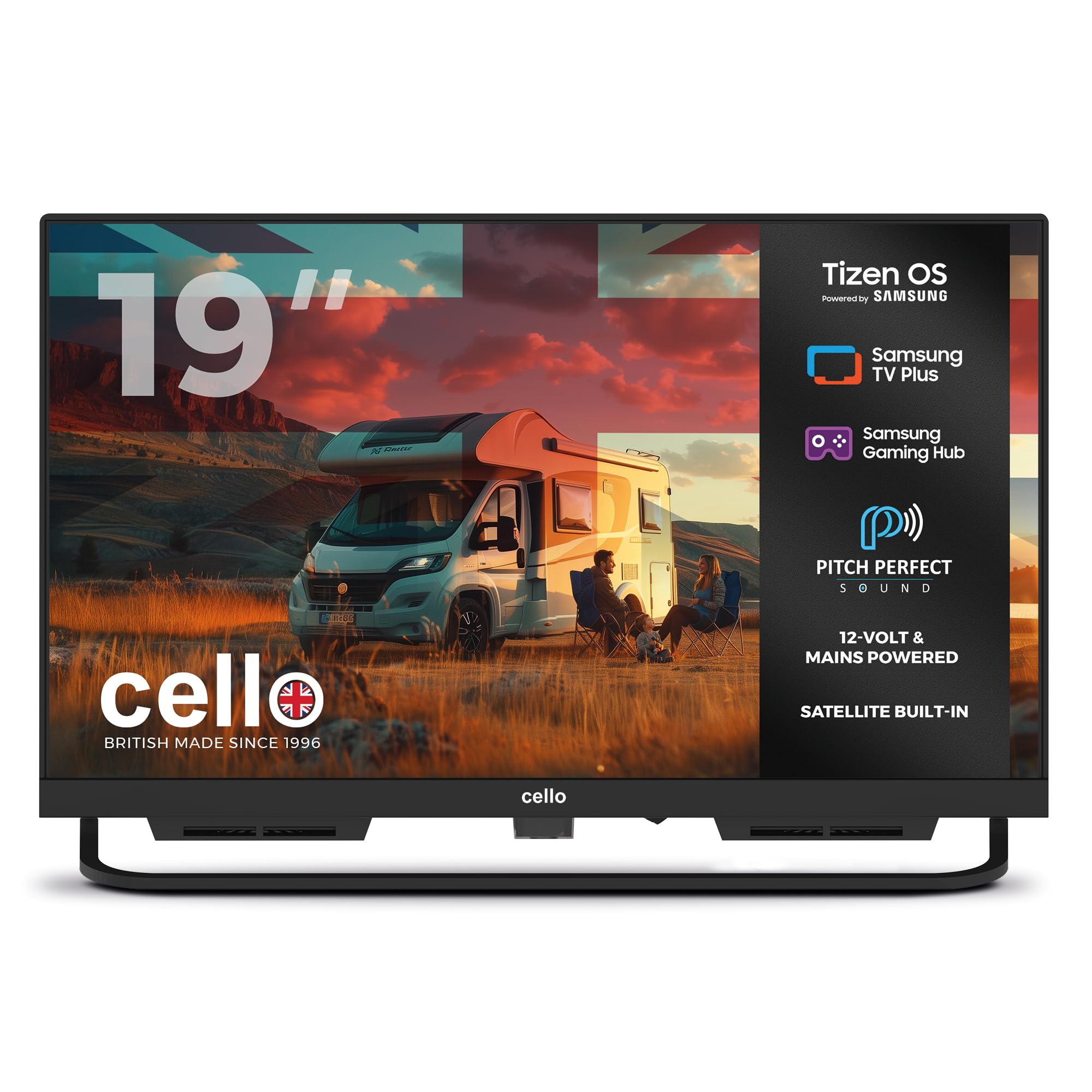 Cello CTRAV-19TZ 19" 1080p Smart TV, 12V...
