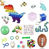 Fidget Toys Pack Push Pop Mini pop Bubble Fidget Sensory Toy Simple Dimple Stress Ball Anxiety Relief Toys for Kids Adults (D
