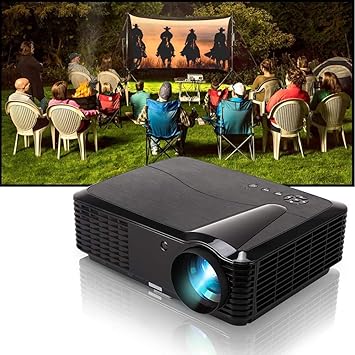 4500 HD Proyector Cine en Casa WXGA LCD LED Videojuegos Proyector ...