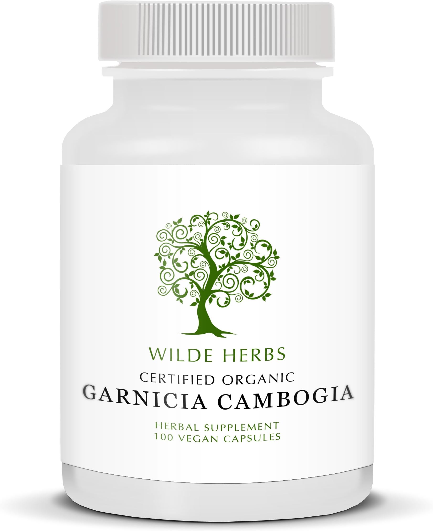 Organic Garcinia Cambogia 100 Capsules (Wilde Herbs)