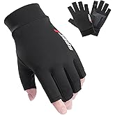 NociHah Anti-Slip Strips Cycling Gloves for Men/Women Half Finger UV Protection Driving Glove for Outdoor