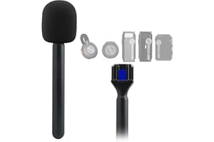 JCMOYUTY Stand for Magnet Handheld Mic Mount Hollyland LARK M2 M2S M1 MAX C1 150 Wireless Lavalier Microphone Interview Handle Mic Adapter