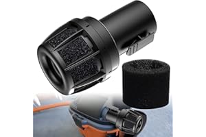 XINKE Muffler Diffuser Wet/Dry Vac Attachment (2-1/2 inch) CMXZVBE38660 Compatible with Craftsman Shop Vacuums Diffuser with Replacement Sponge