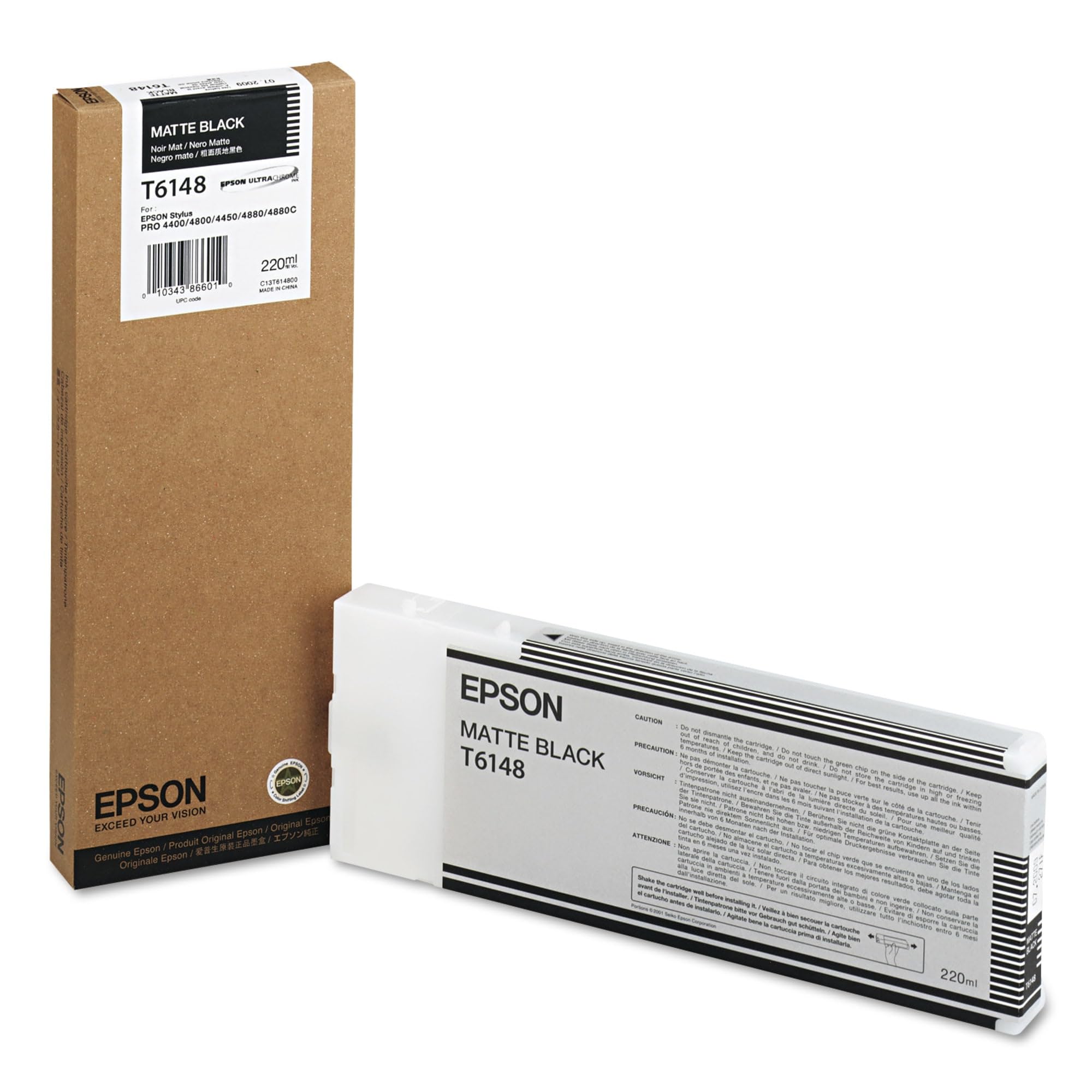 Epson Ink Cartridge for Stylus 4000-C4/C8 - Matte Black