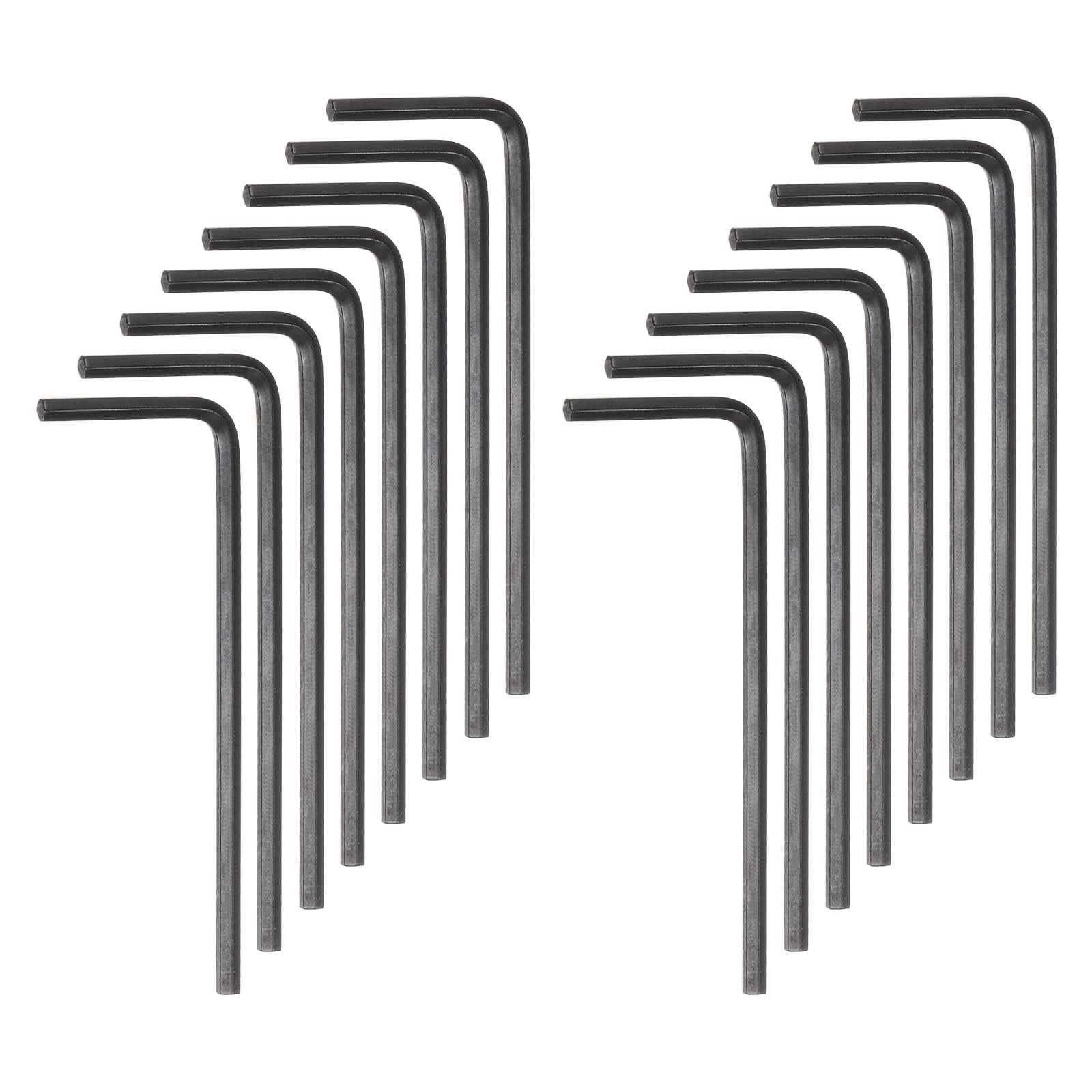 TOP-VIGOR 50Pcs 2mm Hex Key Wrench, Metric CR-V L Shaped Allen Key Imperial Hexagon Head Spanner Tool for Repairing, Installation