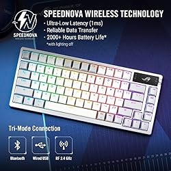 ASUS ROG Azoth 75% Wireless DIY Custom Gaming