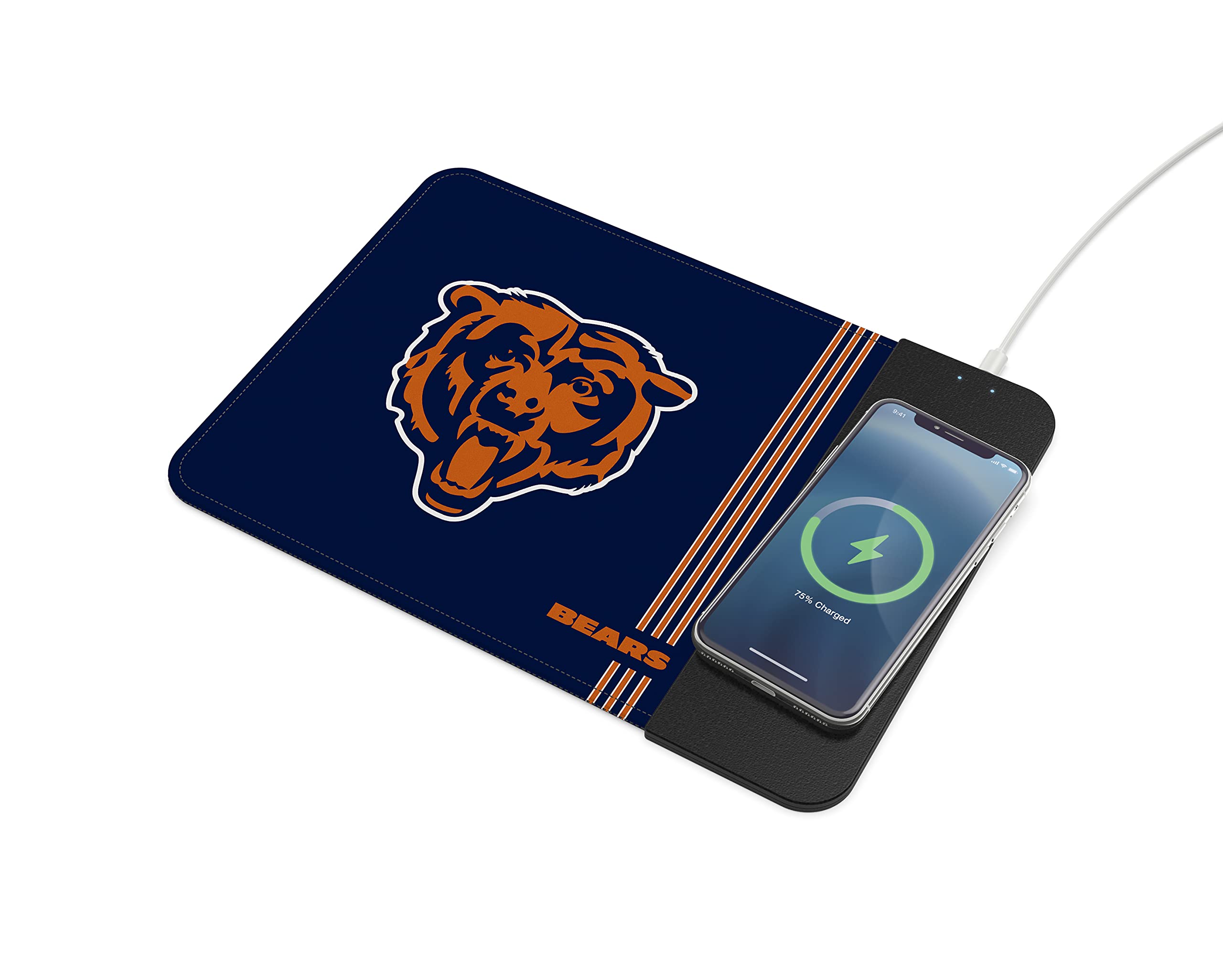 SOAR NFL Wireless Charging Mouse Pad, Chicago Bears