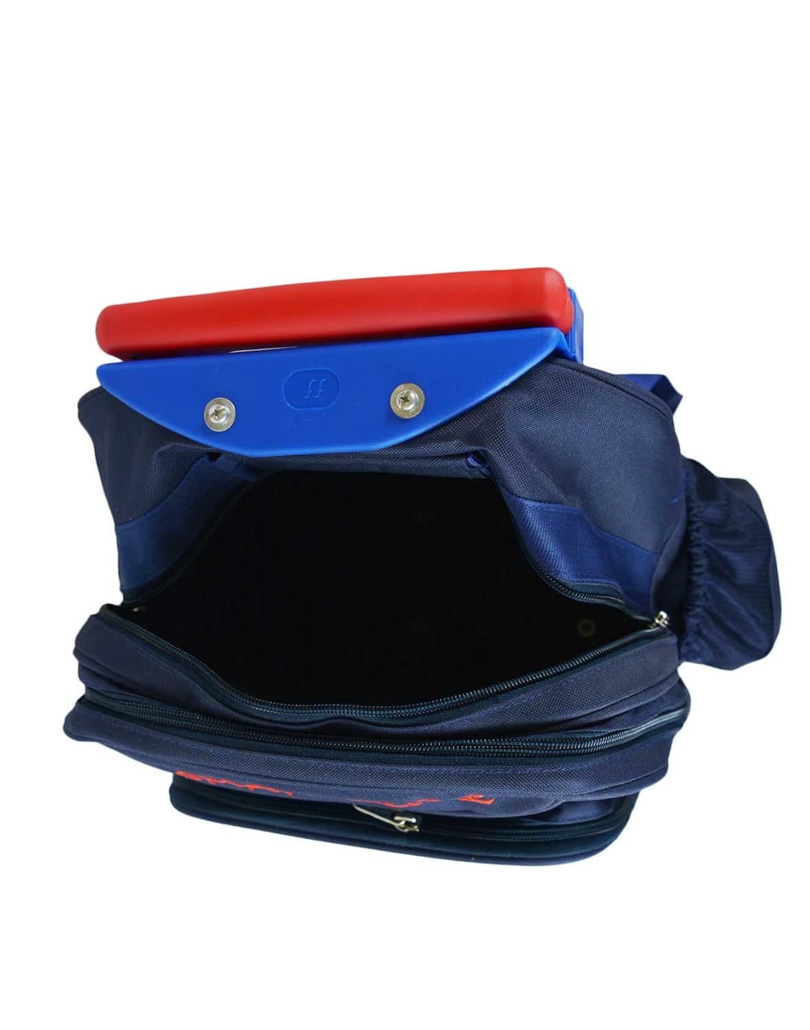 qt sizzling polyester blue children's luggage