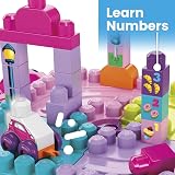 Mega Bloks Build N Learn Table Pink 29 pcs Folding Portable Toddler Toys view 3