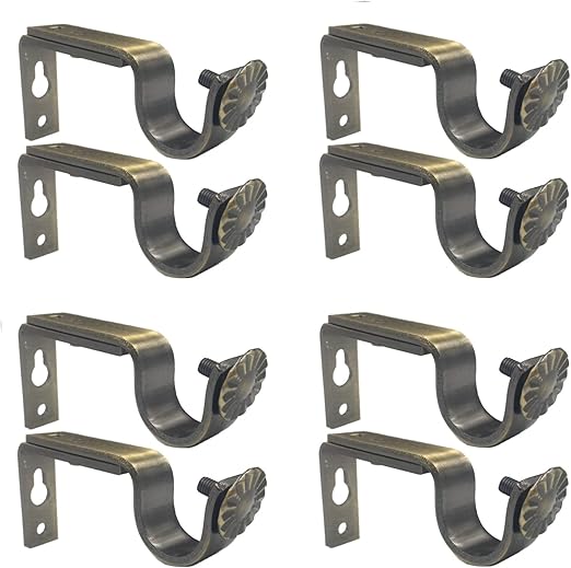 Amazon Com Anndason Heavy Duty Curtain Rod Brackets For 3 4 Or 5