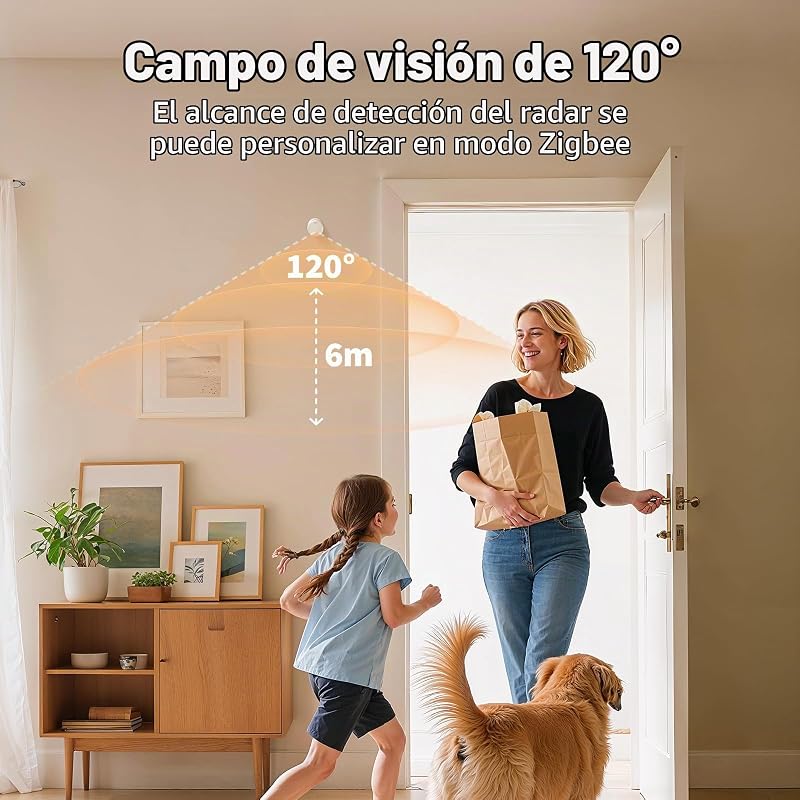 FP300 5-em-1 Sensor de Presença Sem Fios, Thread/Zigbee