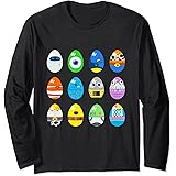 Pixar Classic Character Easter Eggs Long Sleeve T-Shirt