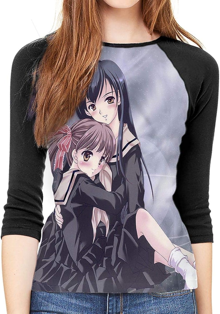 Amazon Com Yoyobaby Maria Sama Ga Miteru Women S Sleeve T Shirt