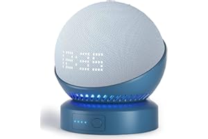 Liboer Battery Base for Echo d0t 5th Generation Portable Echo D0t 4th Generation and Homepod Mini Battery Stand Accessories Not Including DOT Speaker (Blue)