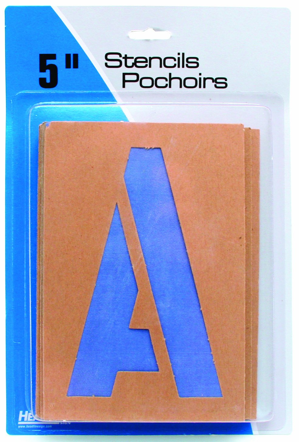 Headline Sign 5in. Stencil Kit, Caps/Numbers — image 1