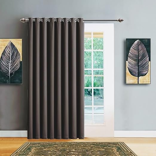 Amazon Com Warm Home Designs 1 Panel Of Charcoal Color Blackout