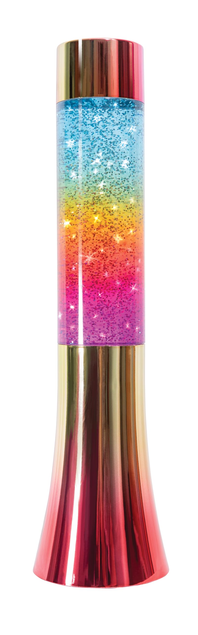 Photo 1 of 13" Rainbow Motion Glitter Lamp, 7 Vibrant Colors, Soothing Ambiance, Gift for Kids, Home Office Lamp, Home Office Decor, Perfect for Setting The Mood in Any Room
