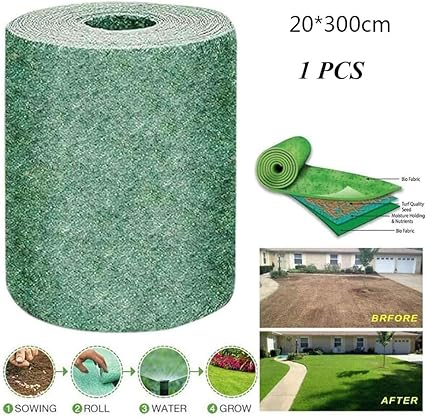 Estera De Semillas De Hierba Biodegradable (no Incluye Semillas