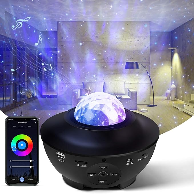 Innens Star Projector, Smart Galaxy Light Projector Works with Alexa