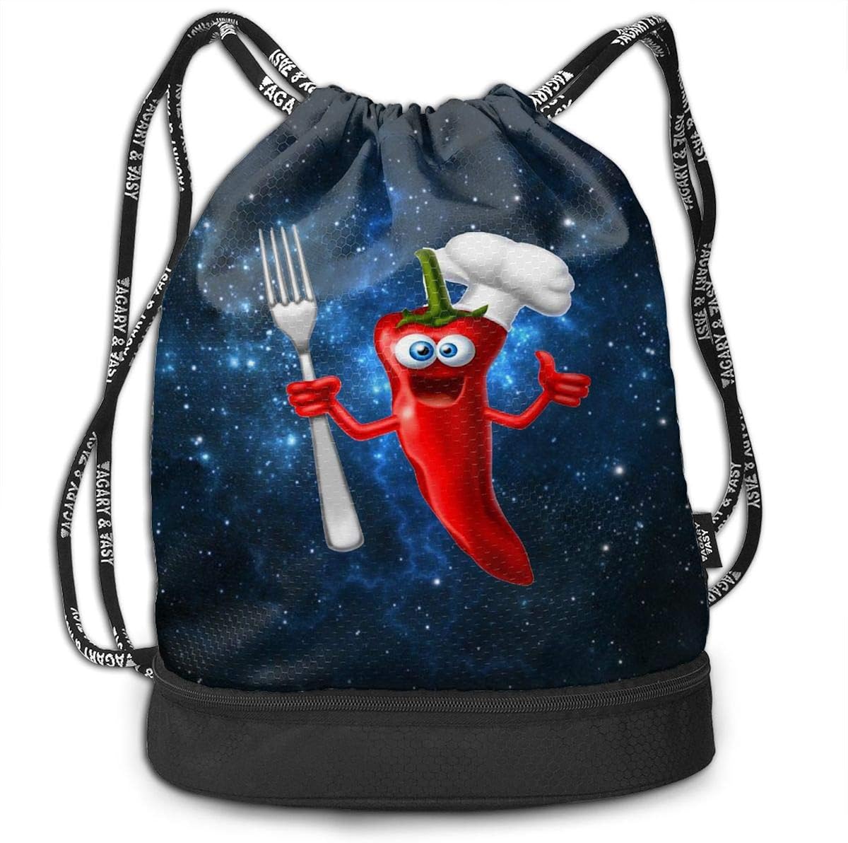 Drawstring Backpack Chilli Hot Pepper Bags Clothing