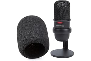 YOUSHARES SoloCast Pop Filter- HyperX SoloCast Mic Foam Cover Windscreen, Prefect Microphone Cover Compatible with HyperX Sol