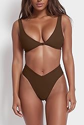 geluboao High Cut Bikini Bathing Suits for Women