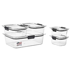 Rubbermaid Brilliance Food Storage Containers, Set