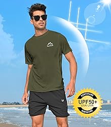 NORTHYARD Men's UPF 50+ Sun Protection Shirts Swim