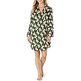 Amazon Essentials Women's Satin Button-Down Sleepwear Nightshirt