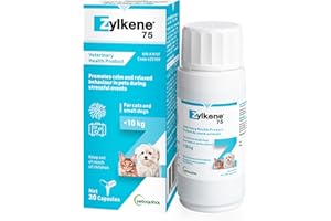 Vetoquinol Zylkene – Veterinary Health Product - Calm and Relaxed Behaviour in Pets During Stressful Events - 75 mg - Cats an