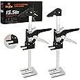 EnryKuo Labor Saving Arm Jack 2 Pack,15.5 Inch Multifunctional Furniture Lifter Jacks for Installing Cabinets and Wall Tile Height Adjuster Handheld Tool