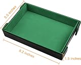 SIQUK Magnetic Folding Dice Tray Rectangle Dice Rolling Tray view 2