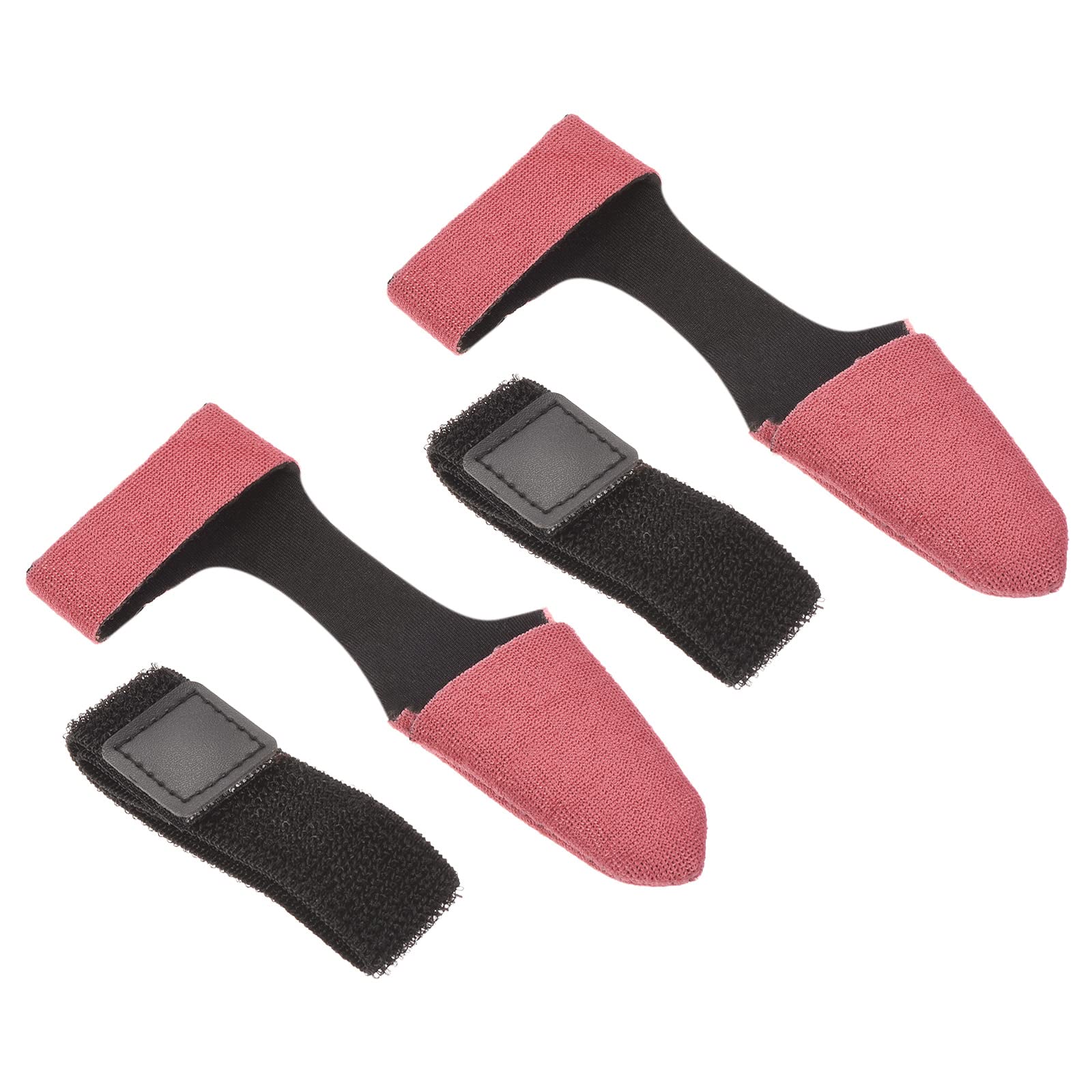 PATIKIL Fishing Rod Tip Cover and Tie, 2 Pack Cane Sleeve Protector Case Fastening Strap Accessories, Red