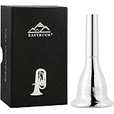EASTROCK Standard Tuba Mouthpiece, Silver Plated Size 120S, Vacuum Packed | Tuba Mouthpiece, Silver-Plated Surface, Smooth Feel, Durable Design, Suitable for Students, Beginners and Players