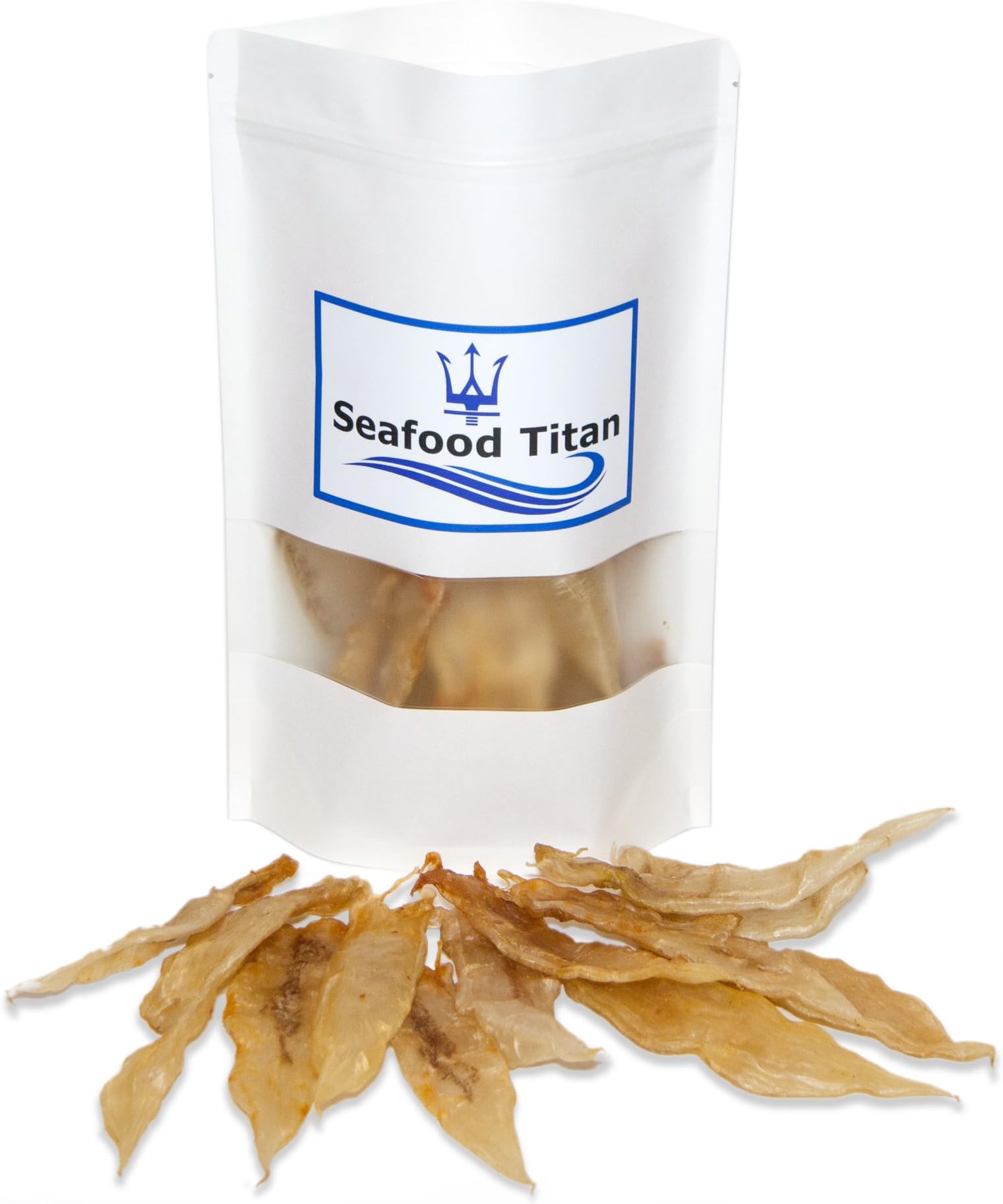 Wild Caught Yellow Croaker aka Corvina Fish Maws Collagen Huan Hua Jiao 黃魚花膠 (Size Medium: 453 gram (1 LB) 35-45 pcs)