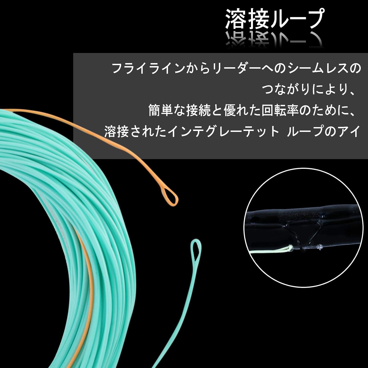 Amazon Maxcatch Nymph ニンフ フライフィッシングライン ウェイトフォワードフローティング 溶接ループ付き90ft 2 3 4 5 6wt ニンフフライライン Maxcatch フライロッド