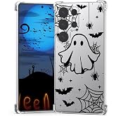 YEPO Halloween Case for Samsung Galaxy S25 Ultra Clear Ghost Fashion Designs, Phone Cover Girls Shockproof Bumper Protective Women Halloween Spider Web Phone Case for Samsung Galaxy S25 Ultra Kids