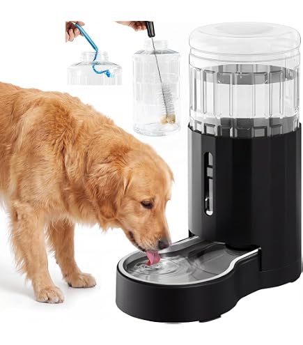 RIZZARI9L自動給水器(パール9L) Pet Supplies : RIZZARI 9L Dog Water Dispenser - Raised, Stainless