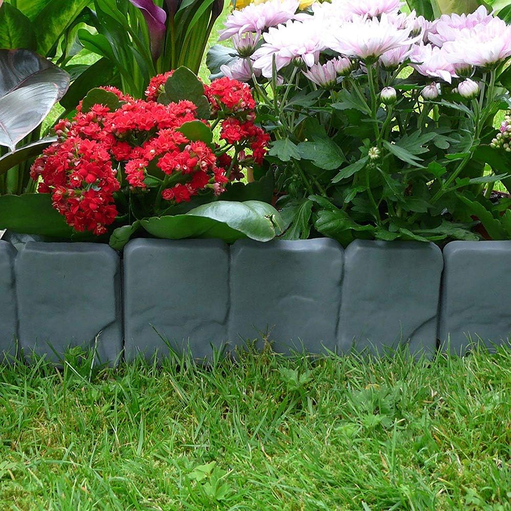 Lawn Edging Stones Amazon : 20 Pcs Garden Border Edging Gray Stones Effect Fence In Lawn Edging Plant Border Garden Landscape Edging Buy Online At Best Price In Uae Amazon Ae : Buy online & pickup today.