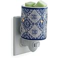 Candle Warmers Etc Plug-in Fragrance Warmer - Brushed Chrome, For Wax Melts & Oils
