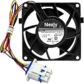 2026 Upgraded OEM WR60X26866 Refrigerator Evaporator Fan Motor for GE Refrigrator, Replace V80E14MS2A3-57A611, WR60X26030, WR60X10356, WR60X10357, Fix Noise, Stabilize Cooling -10 Years Warranty