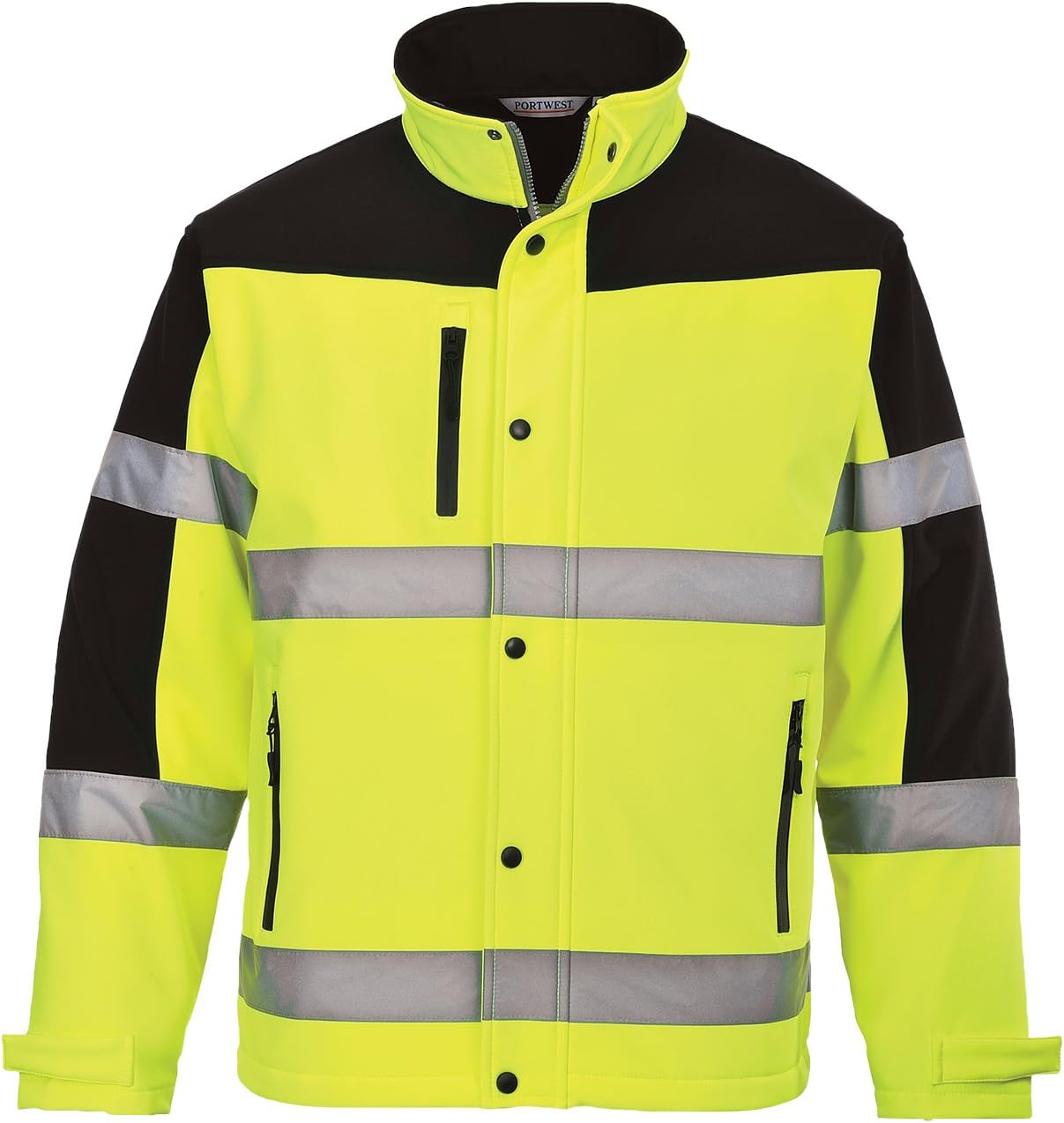 Portwest Two Tone Softshell Jacket (3L), Size: XXL, Colour: Yellow, S429YERXXL