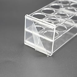 LSVERDE 1 pcs Acrylic Test Tube Rack 8 Wells for